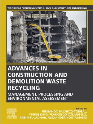 cover image of Advances in Construction and Demolition Waste Recycling